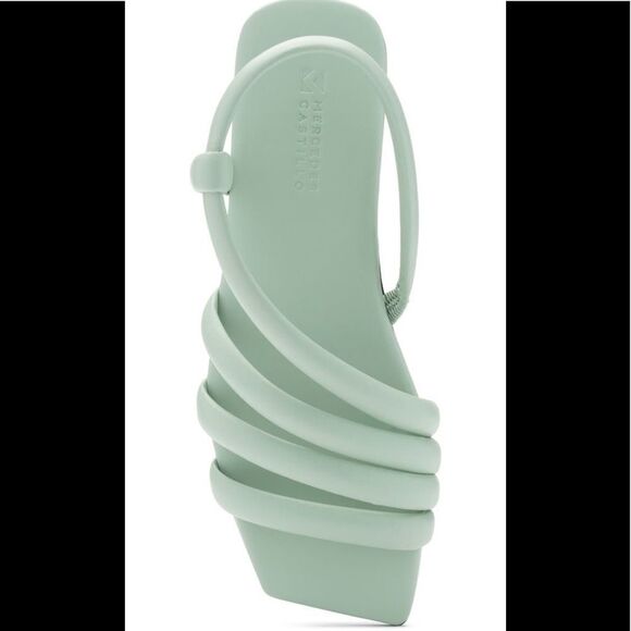 Mercedes Castillo top grain leather upper/ lining strappy sandal size 6/36 , NWT - Picture 3 of 16